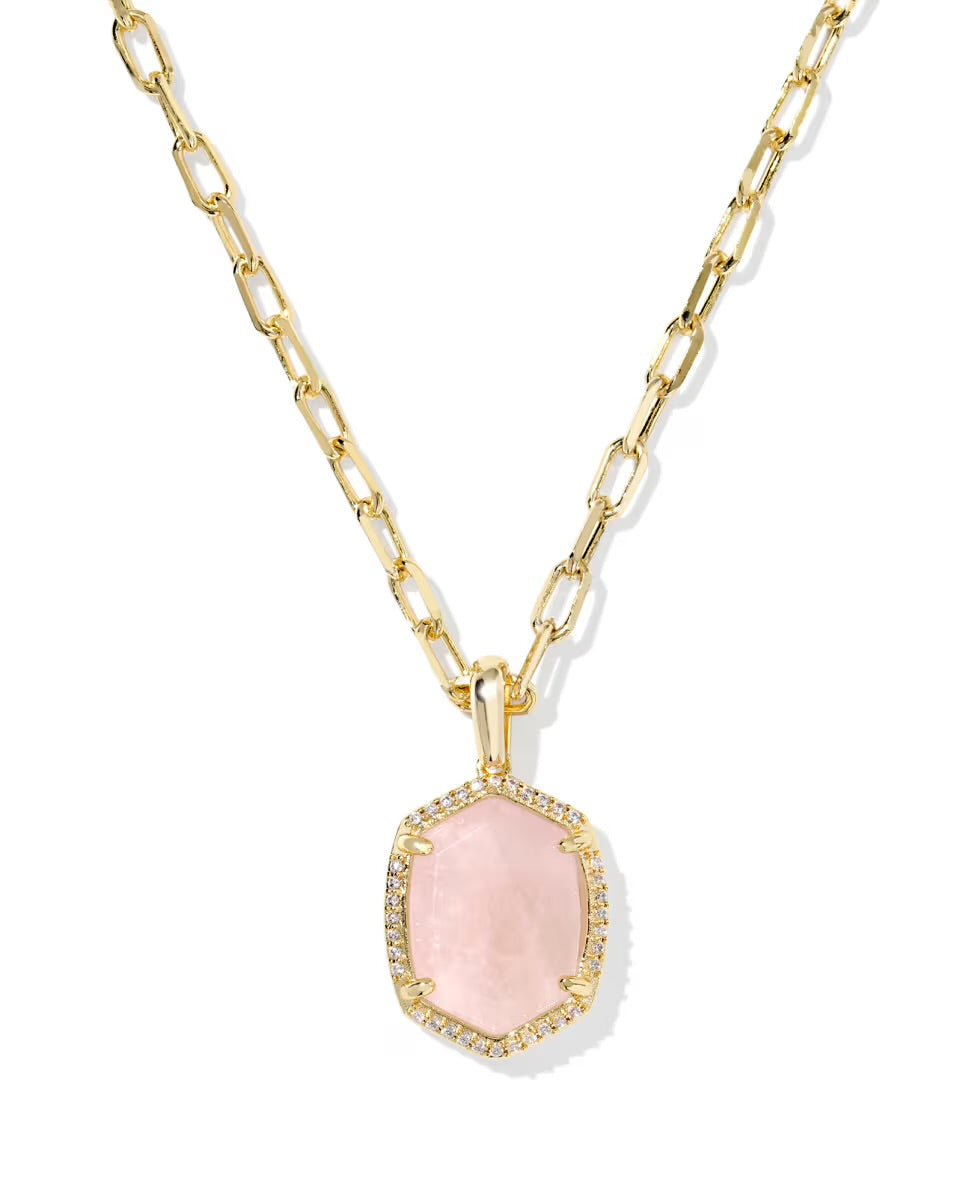 Daphne Pave Frame Pendent Necklace | Kendra Scott