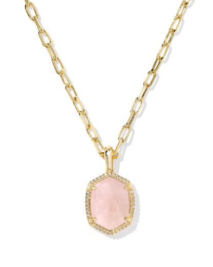 Daphne Pave Frame Pendent Necklace | Kendra Scott