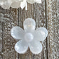 Flower Power "White Shimmer" Hair Clip