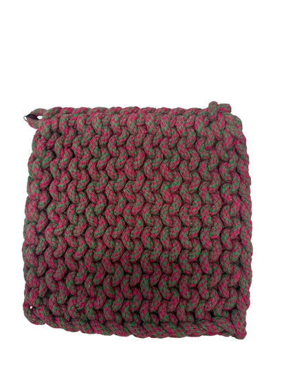 Melange Cotton Crocheted Pot Holder, 3 Styles