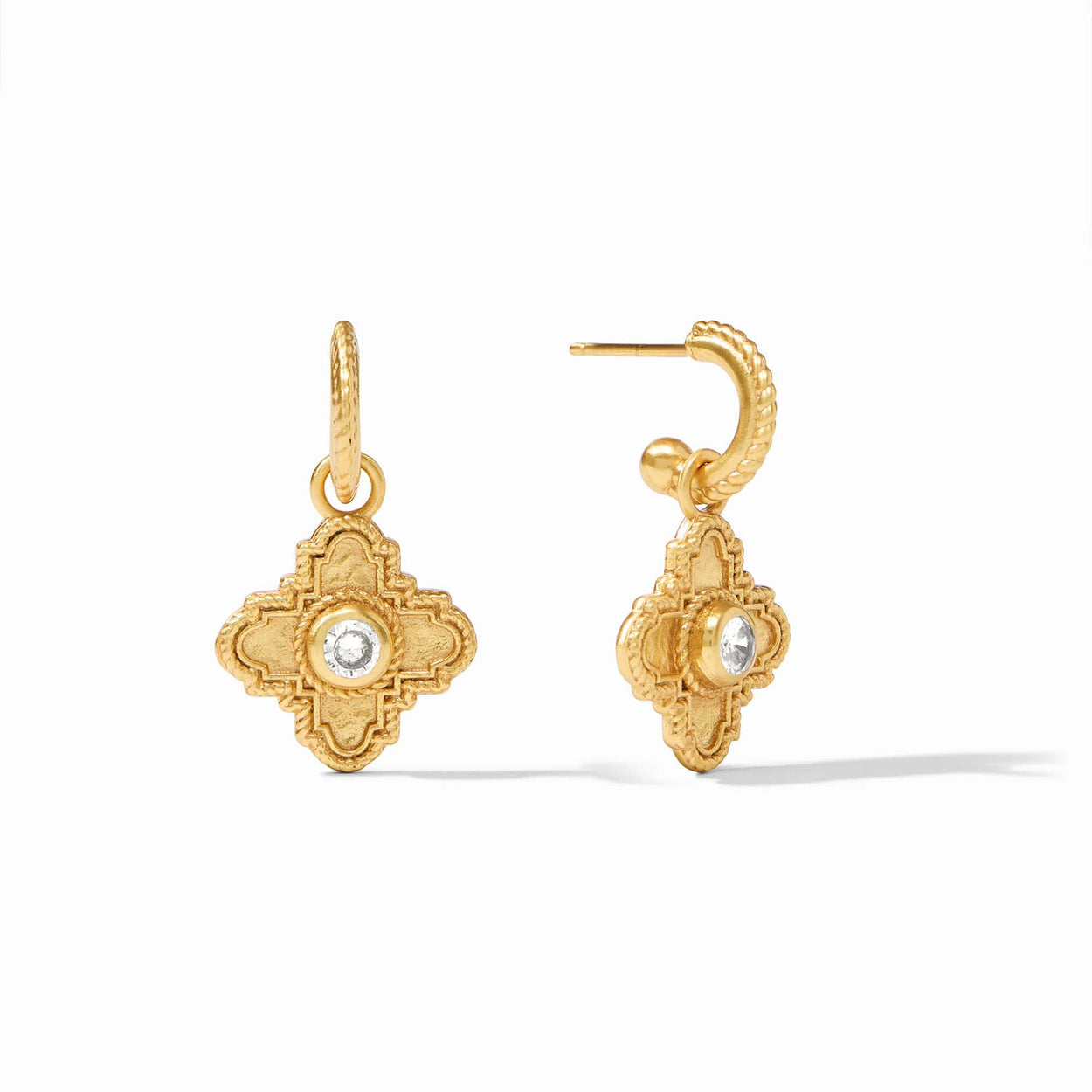 Malta Theodora Hoop & Charm Earrings
