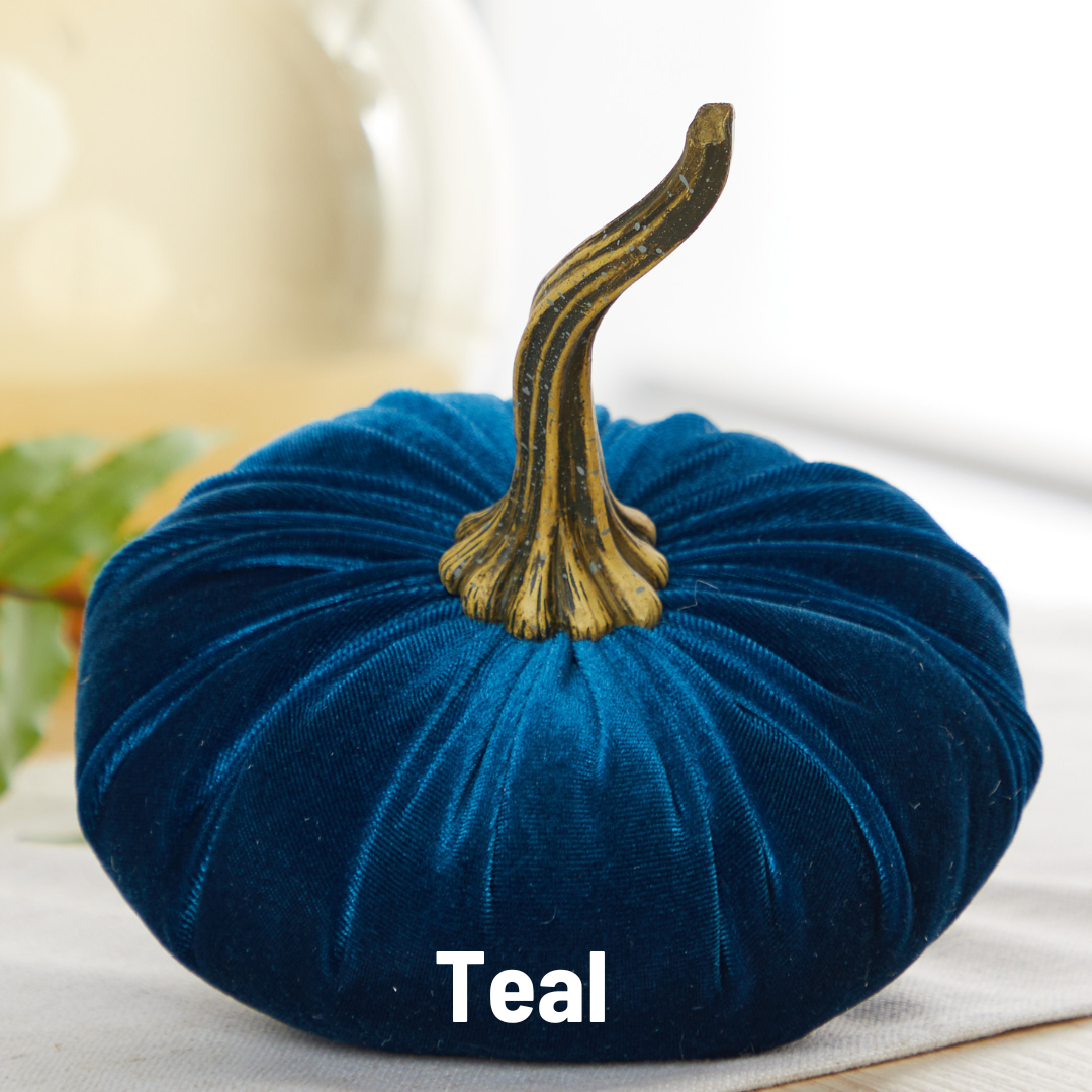 Large velvet pumpkin in leopard print design. Available sizes: large.