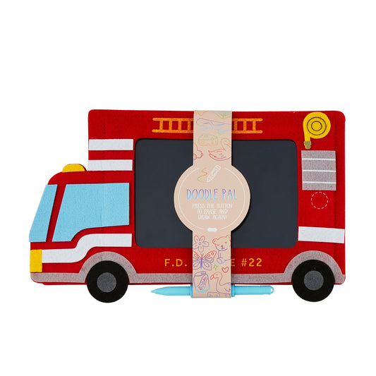 Fire Truck Felt Doodle Pad