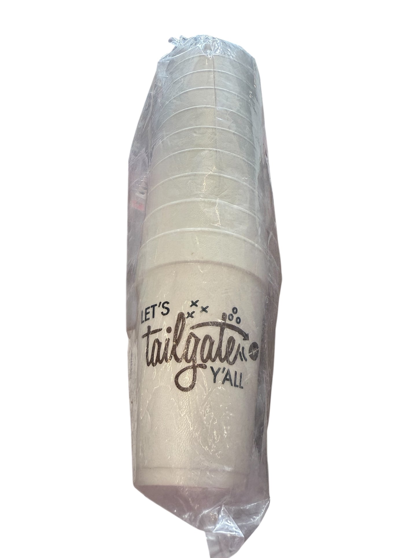 Let’s Tailgate Y’all Foam Cups