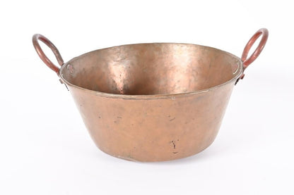Antique Copper Pot with Handles