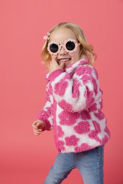 Flower Sherpa Jacket