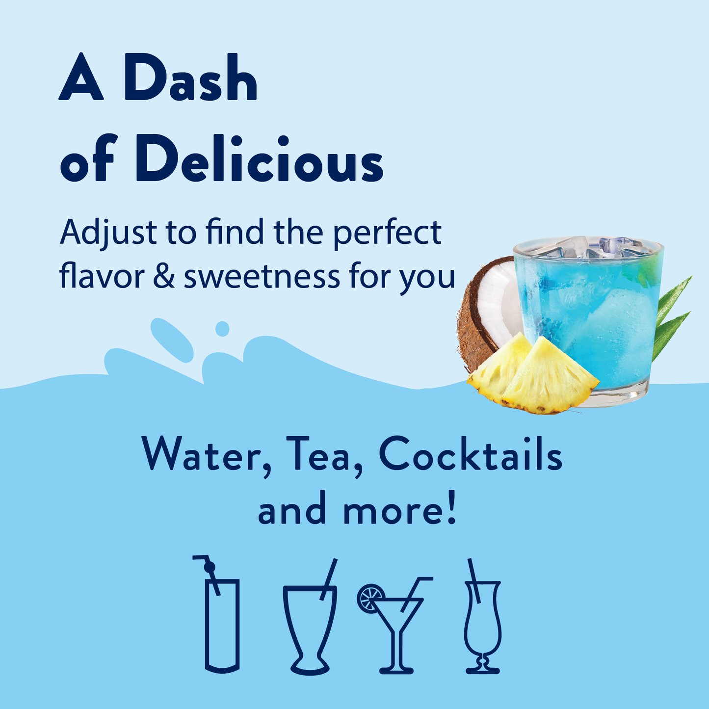 Sugar Free Mermaid™ Syrup: keto-friendly, zero sugar. Available sizes: 375ml, 750ml.