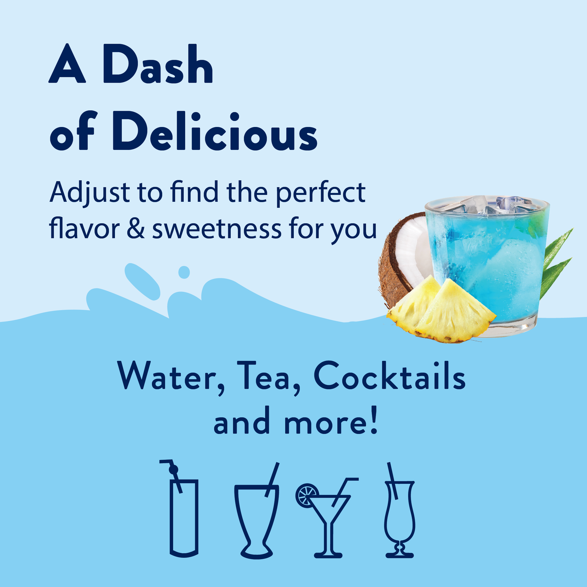 Sugar Free Mermaid™ Syrup: keto-friendly, zero sugar. Available sizes: 375ml, 750ml.