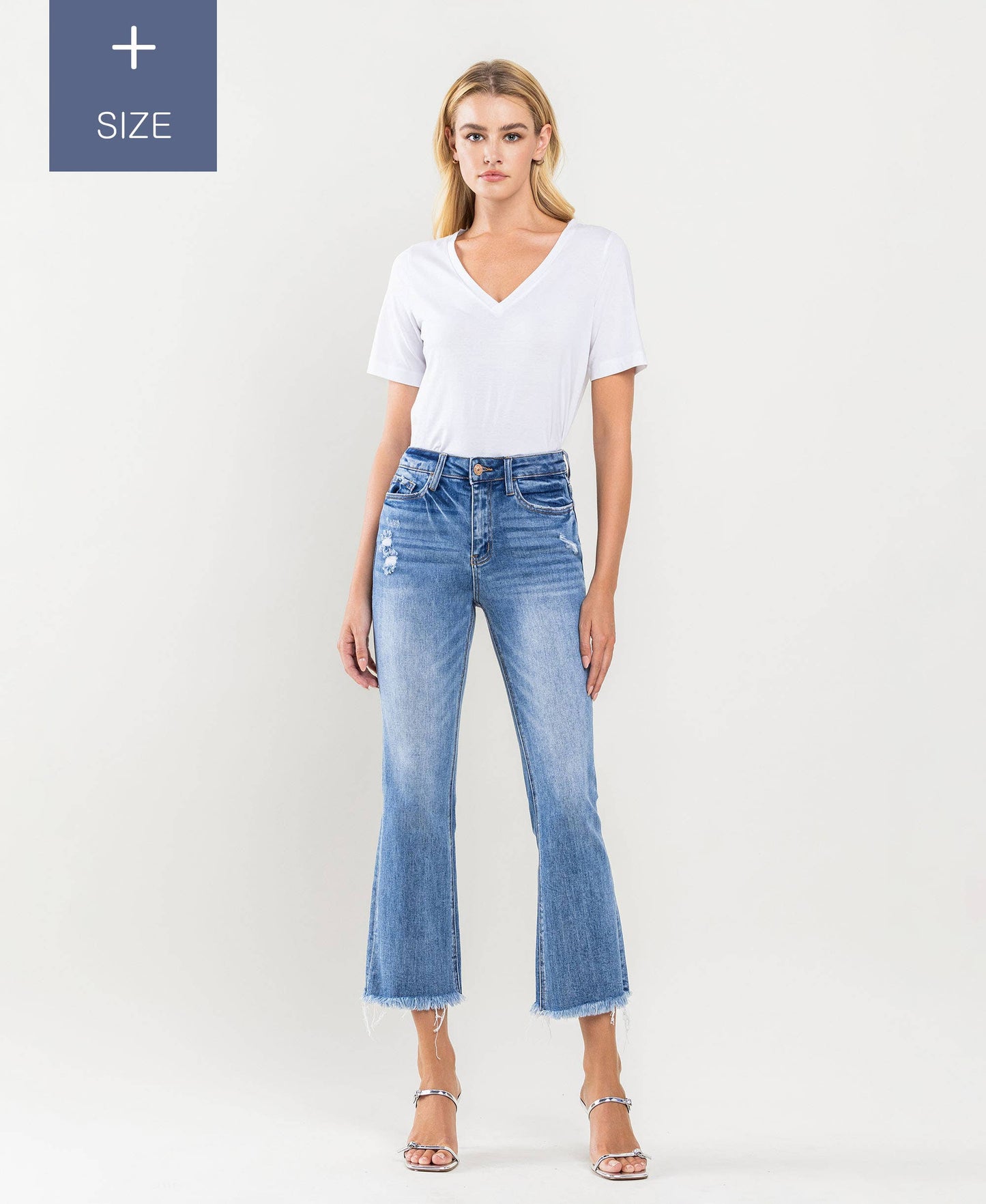 Amber High Rise Kick Flare Jeans