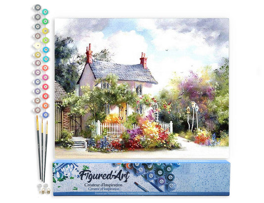 Quiet Neighborhood | Paint by Numbers | 16"x20"