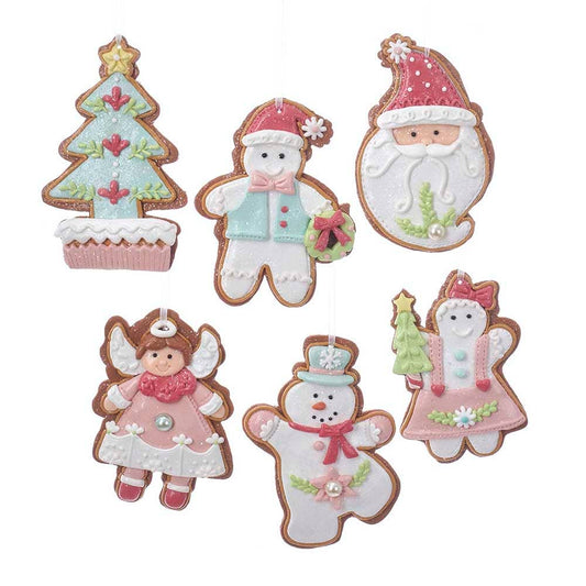 5" Claydough Pastel Ornaments