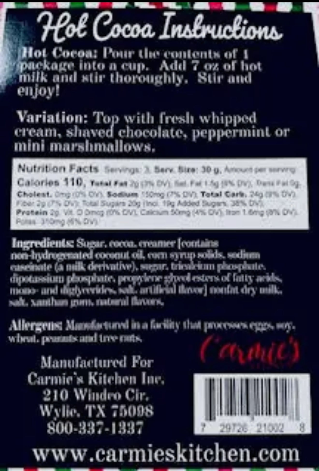 Classic Hot Cocoa Drink