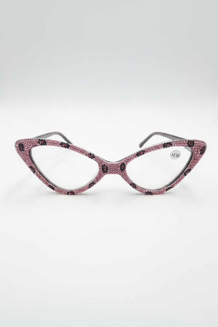 Glitter Framed Power Eyeglasses