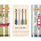 Set of 3 woven cotton towels with lake-themed prints and quotes. Sizes: not specified. Only includes the towel set.