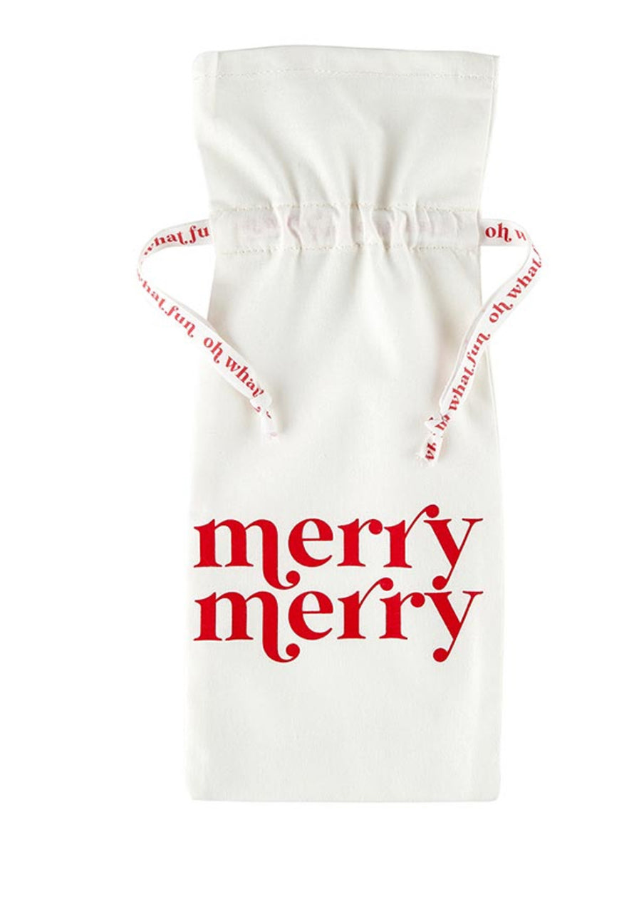 Merry Merry Wine Bag