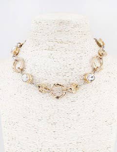 Boe Gold Clear Necklace