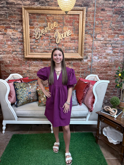 Lyla Puff Sleeve Dress