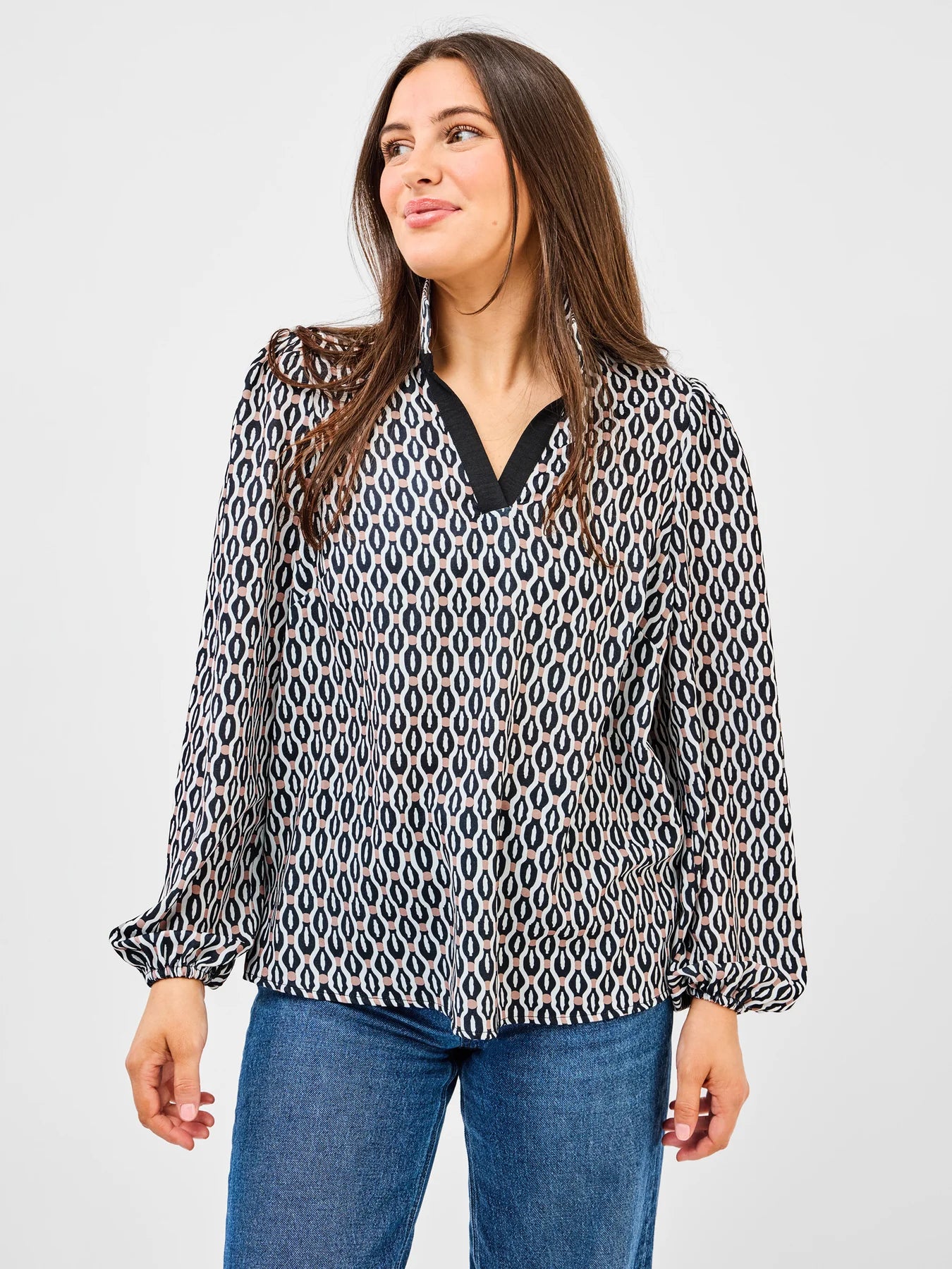 Kayla High Notes Tan Top