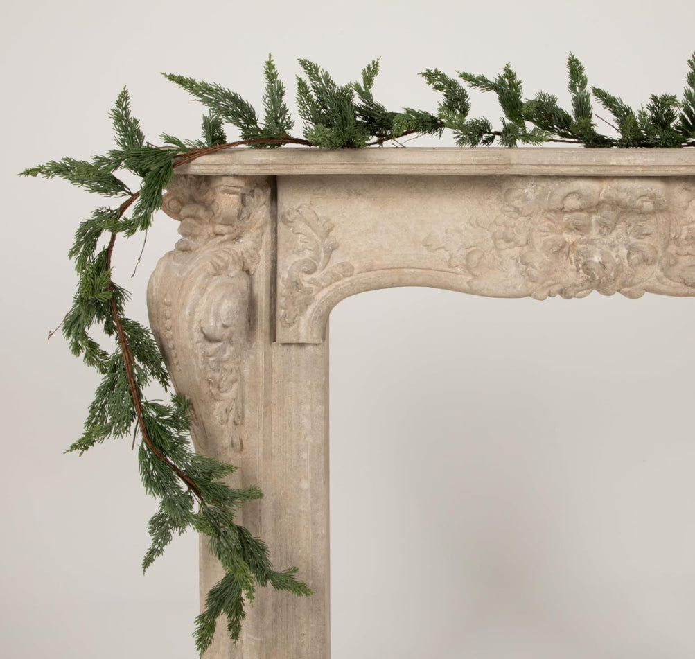 Faux Cedar Garland 72”L x 8”H
