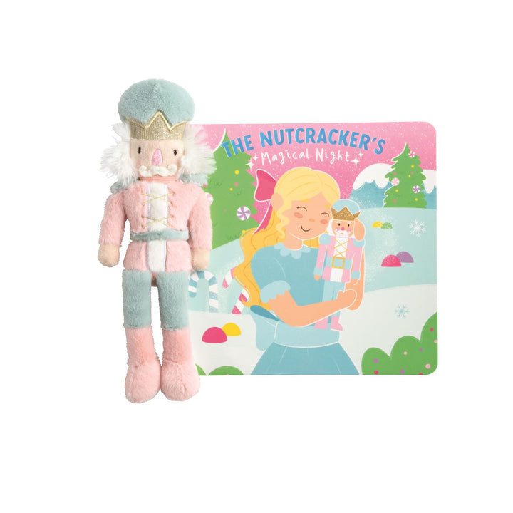 Plush nutcracker toy from the Christmas Book &amp; Plush set.