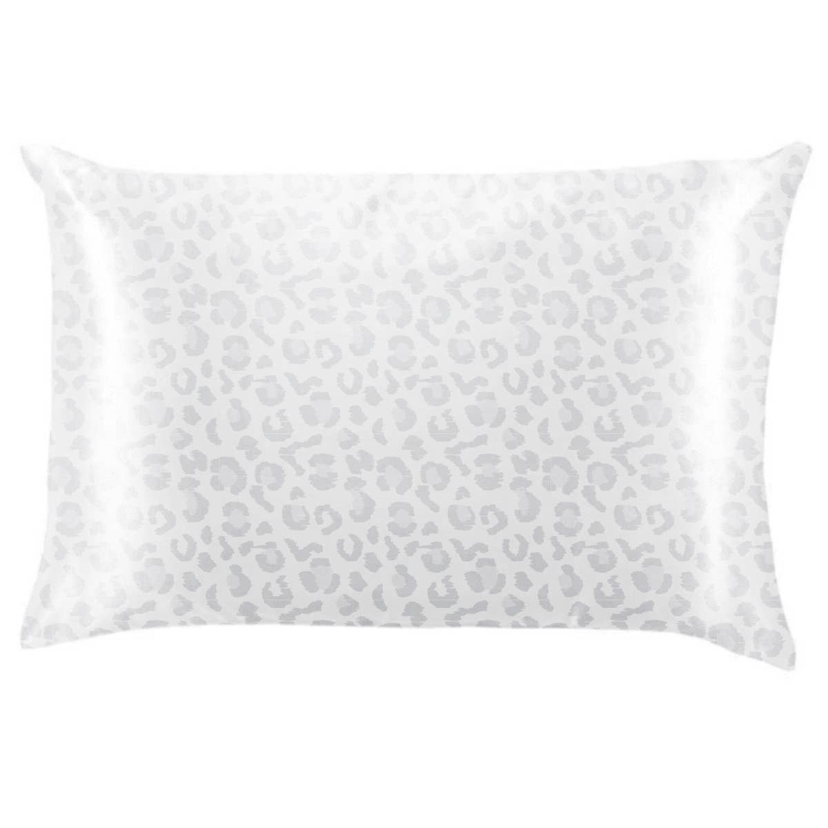 Lemon Lavender Printed Silky Satin Pillowcase: Cat Nap