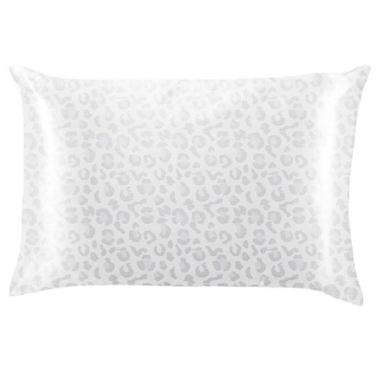 Lemon Lavender Printed Silky Satin Pillowcase: Cat Nap