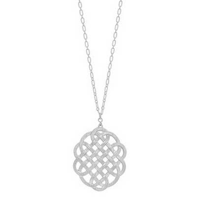 Dice Silver Necklace