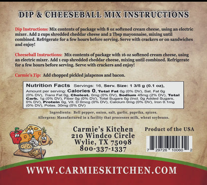 Pimento Cheese Dip & Cheeseball Mix