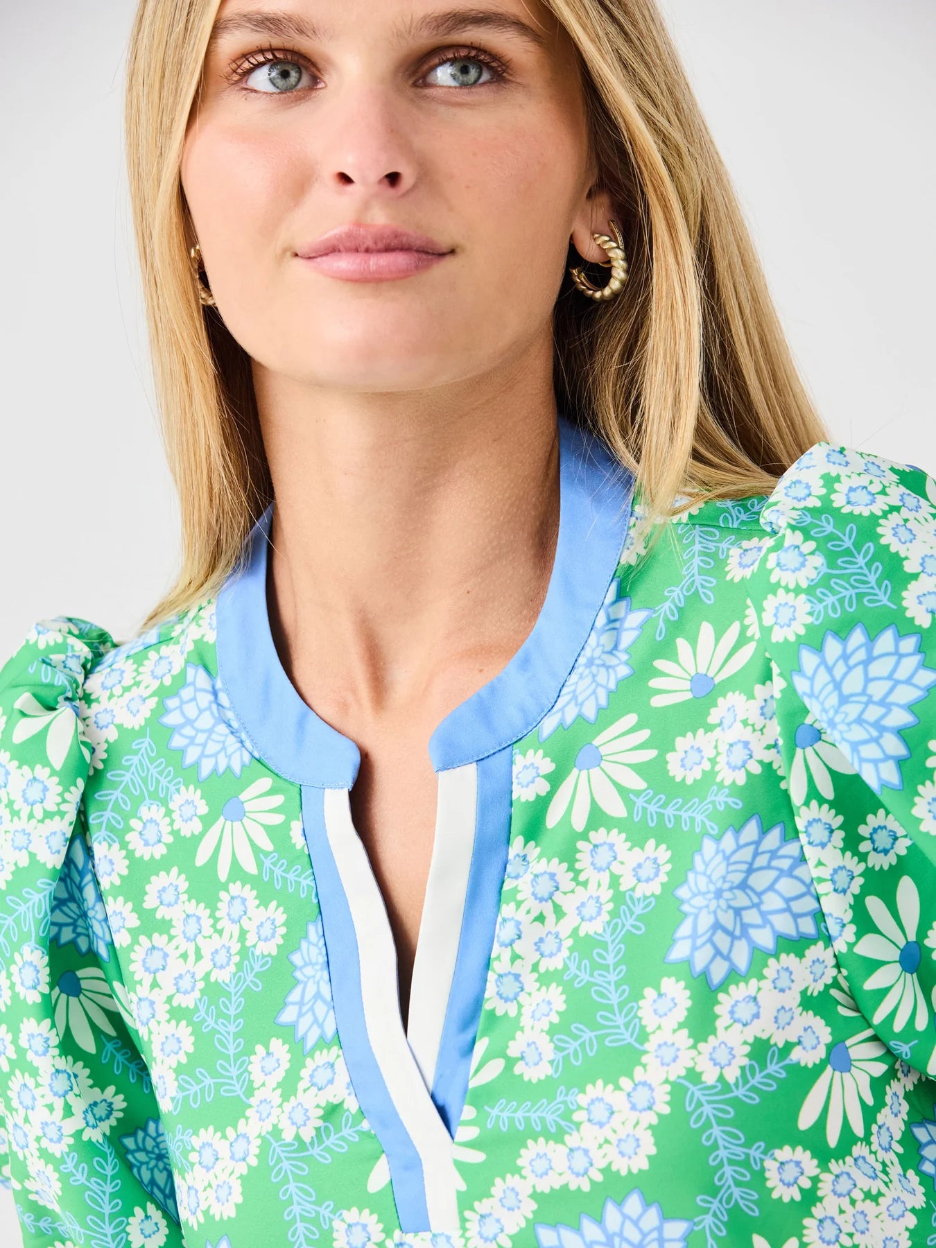 Kinsley Daisy Chain Green Dress