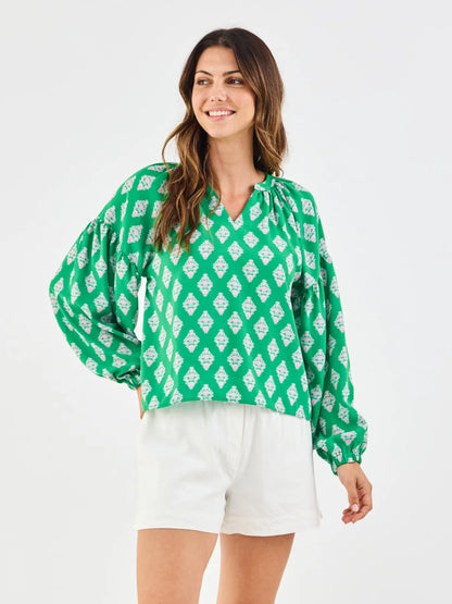 Scarlette Early Riser Green Top