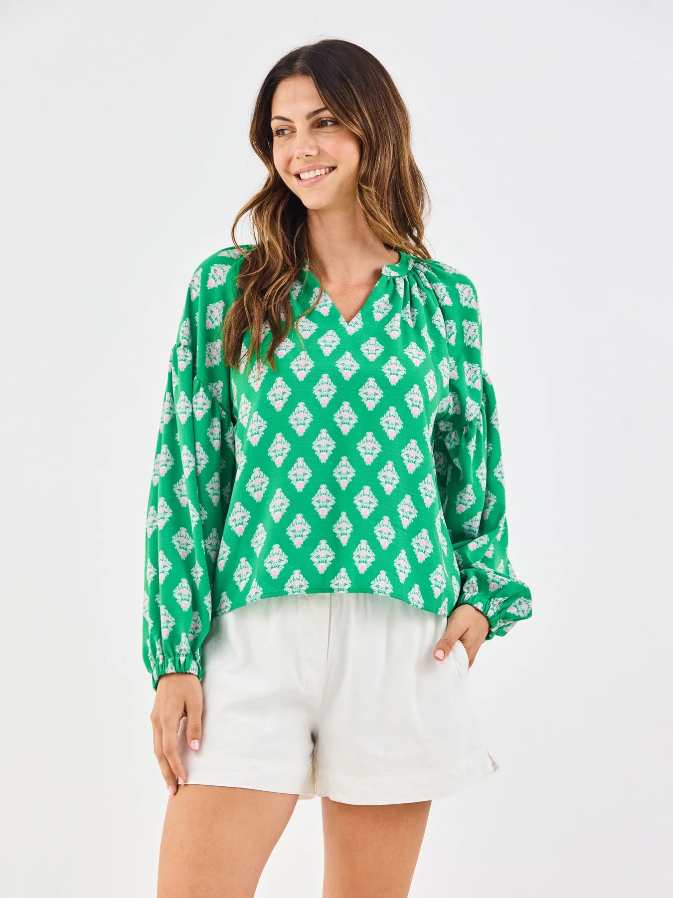 Scarlette Early Riser Green Top