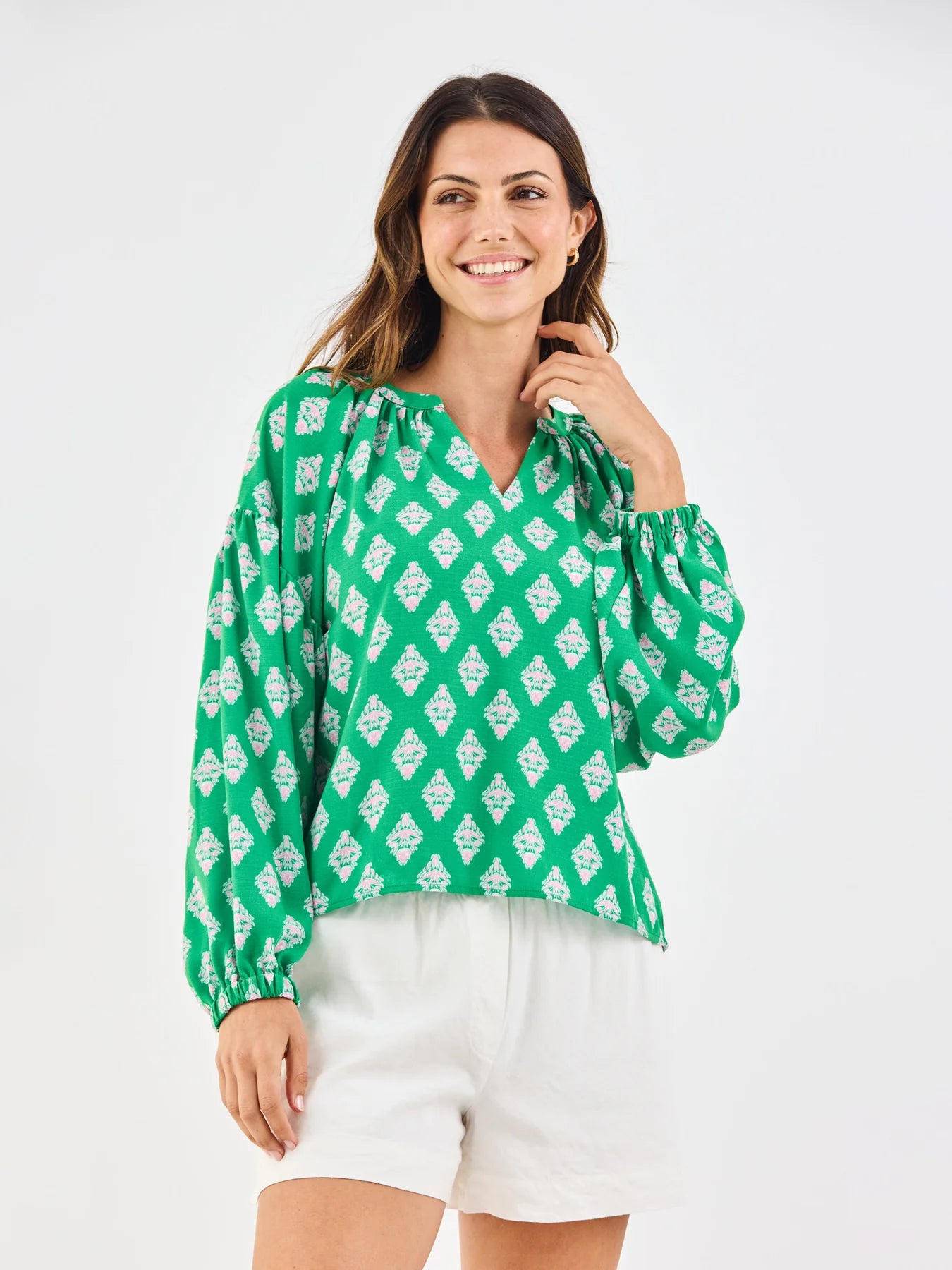 Scarlette Early Riser Green Top