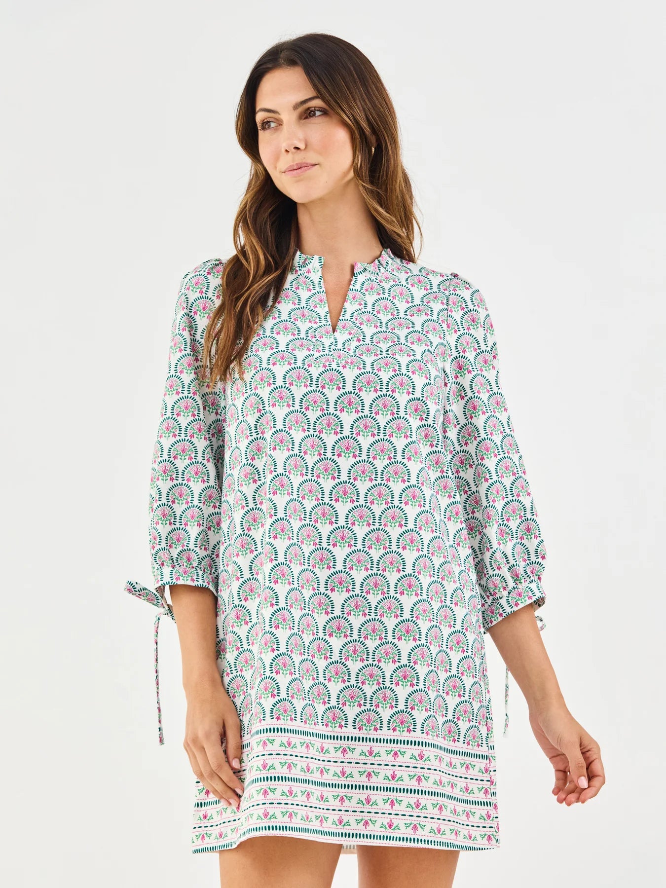 Lainey Sunshower Flora White Dress