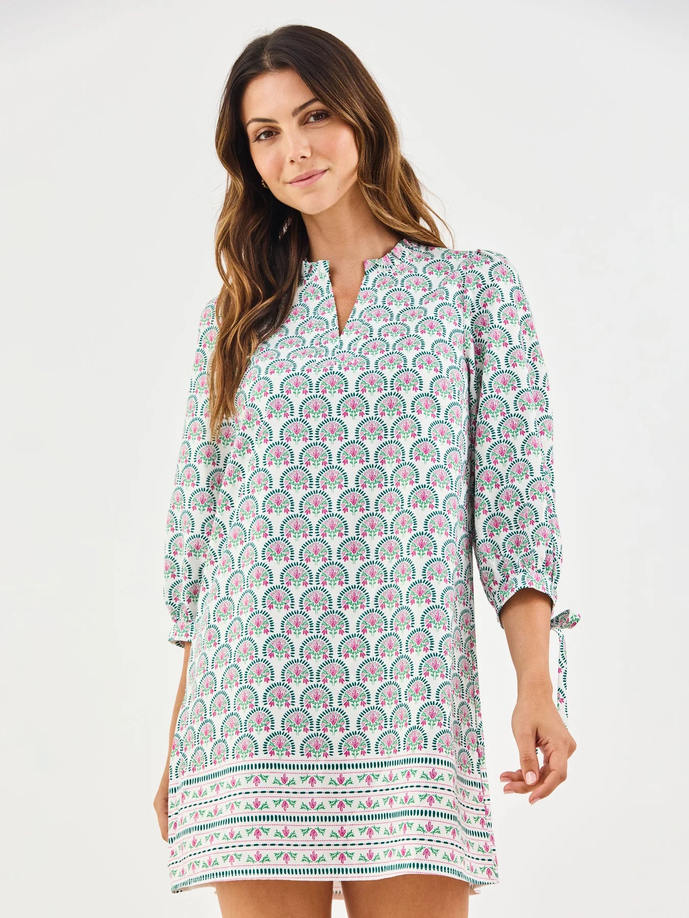 Lainey Sunshower Flora White Dress