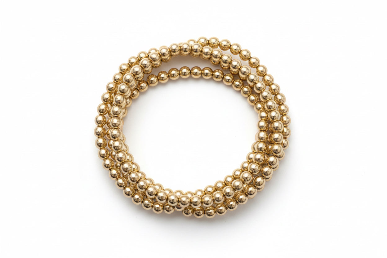 7 Strand Beaded Water Resistant Stretch Bracelet