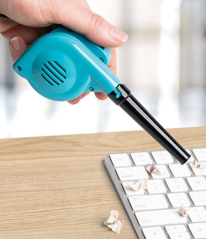 Modern Monkey® Thar She Blows USB Desktop Blower, USB-A powered dust remover, available in small and medium sizes.