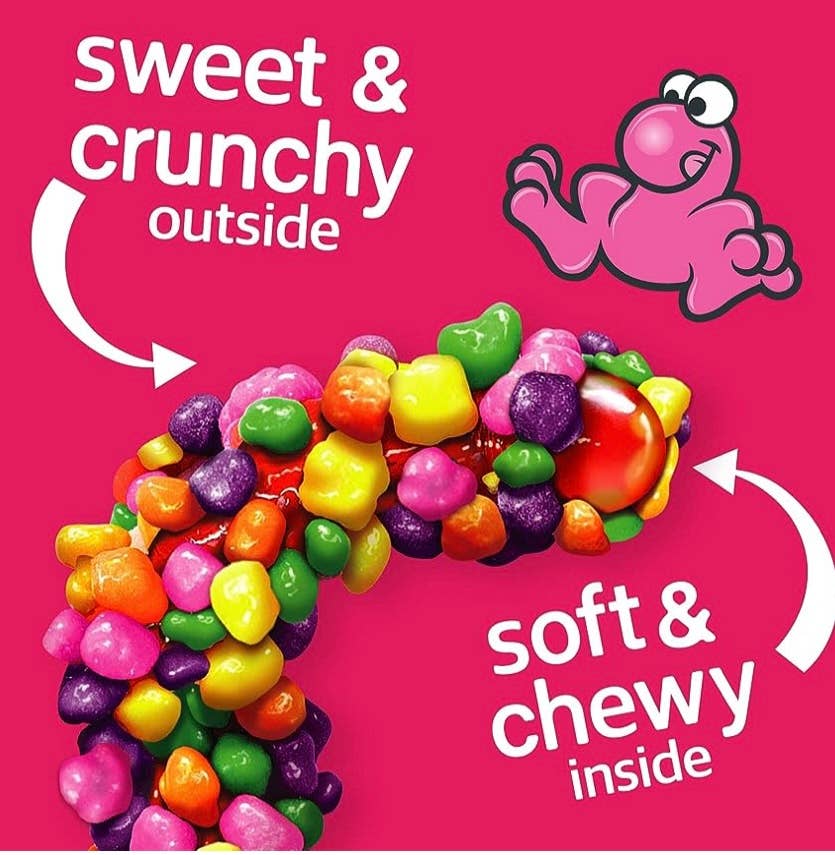 NERDS Rope Clusters Original Rainbow: Fruity, candy-coated crunchy clusters with chewy centers. Available in multiple sizes.