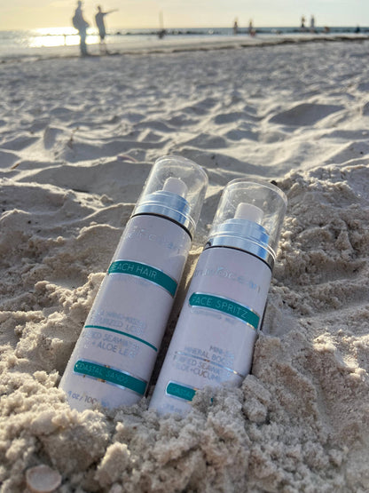 True Ocean Face Spritz bottle (2.7 oz.) highlighting ocean-sourced nutrients for hydration. Size shown: 2.7 oz.