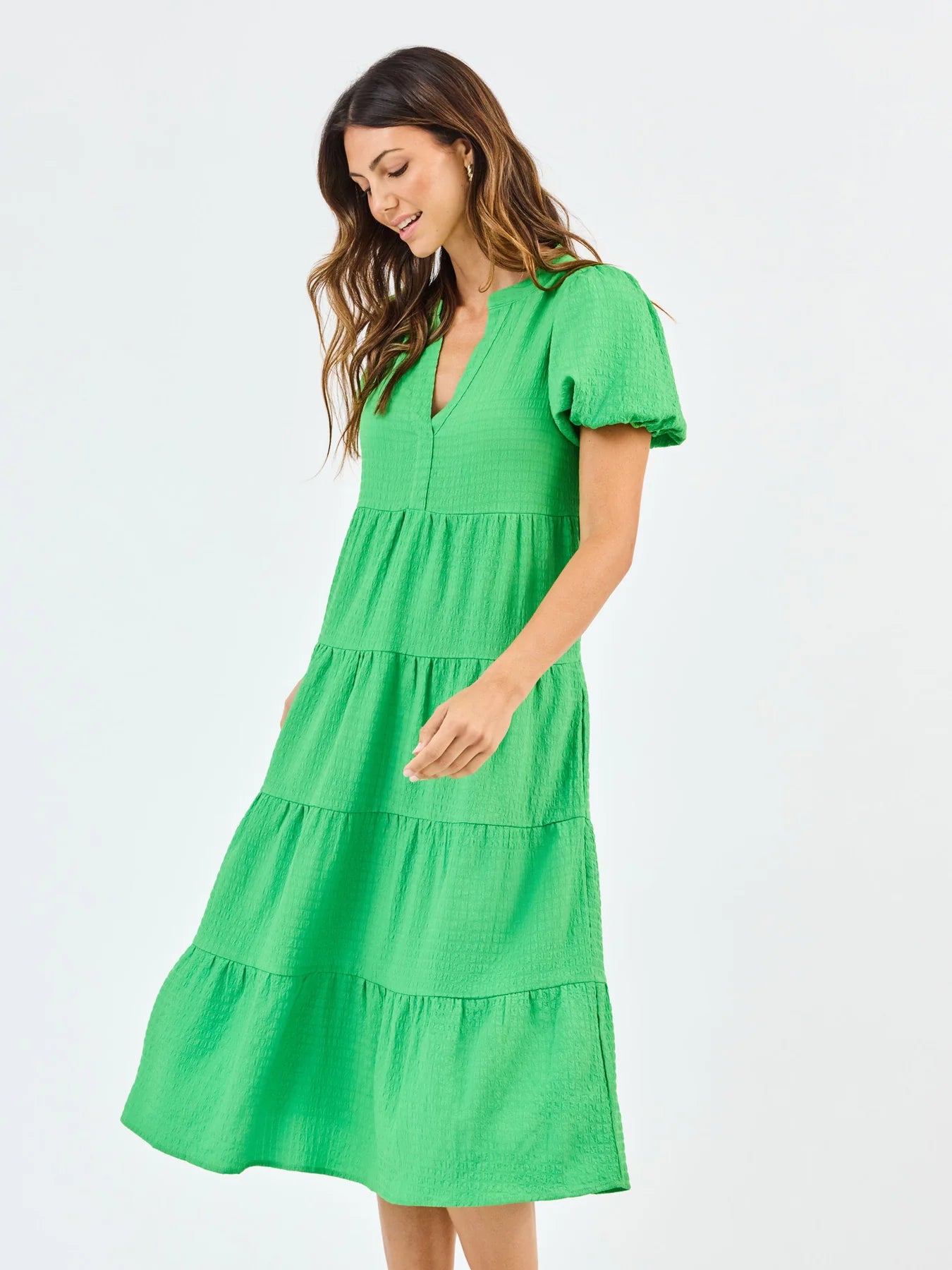 Kinsley Green Seersucker Dress