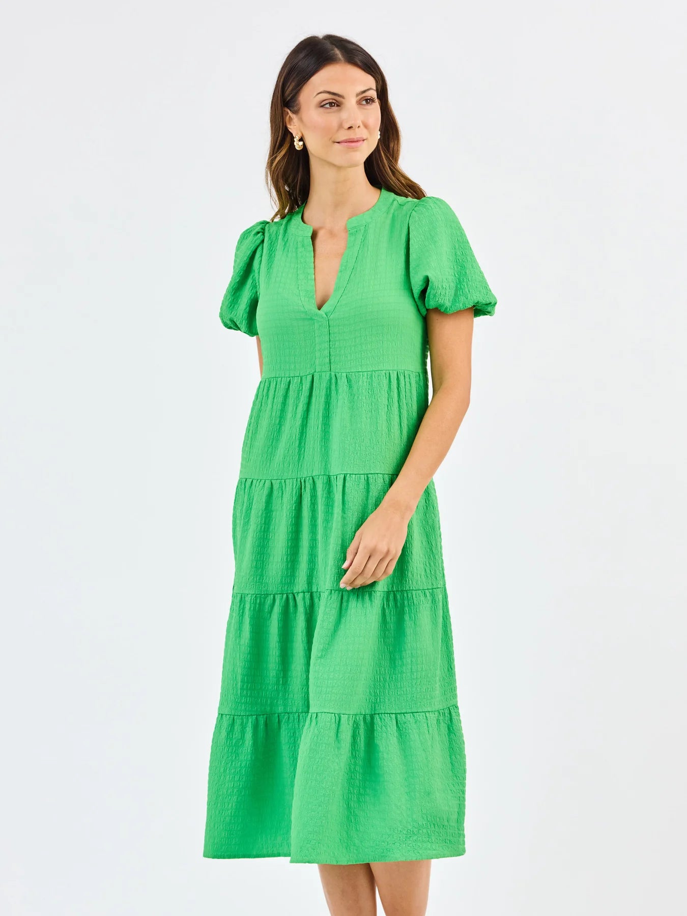 Kinsley Green Seersucker Dress