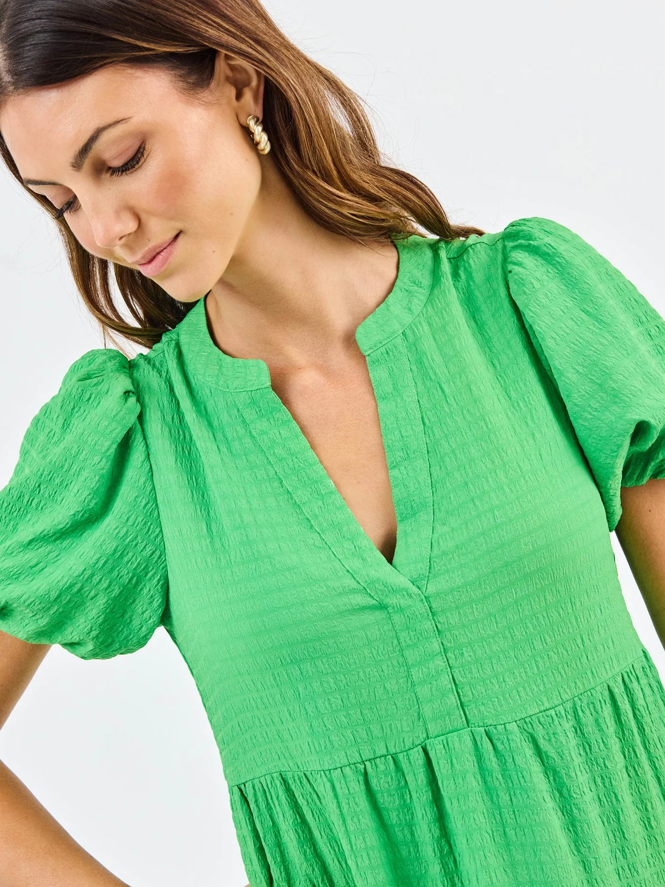 Kinsley Green Seersucker Dress