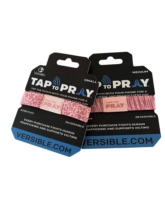 Tap To Pray™ Wristbands - Safari Rose