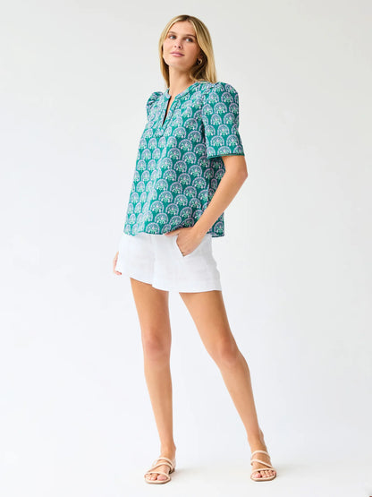 Adelyn Sunshower Flora Ocean Top