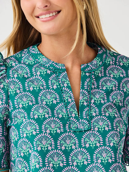 Adelyn Sunshower Flora Ocean Top