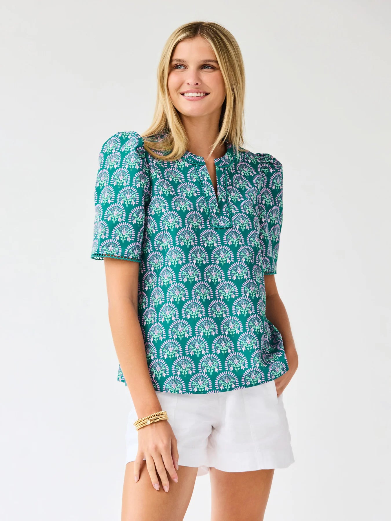 Adelyn Sunshower Flora Ocean Top