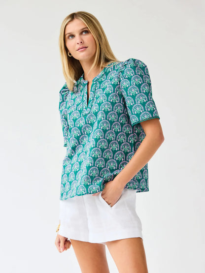 Adelyn Sunshower Flora Ocean Top