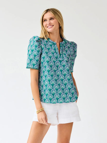 Adelyn Sunshower Flora Ocean Top