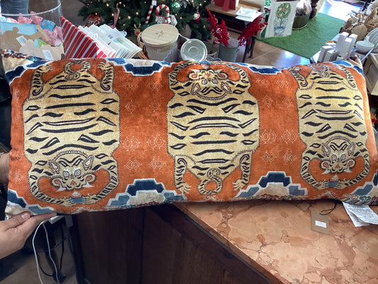 Lumbar Pillow - Tiger Pattern