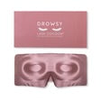 Pink Drowsy Silk Sleep Mask; available sizes: standard and XL.