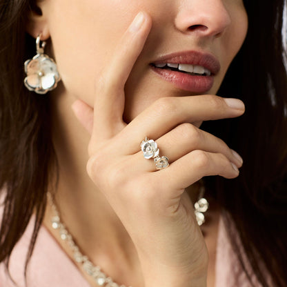 Bloom Ring Silver